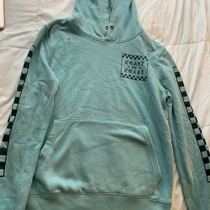 Aeropostal Green Blue Hoodie Size XS